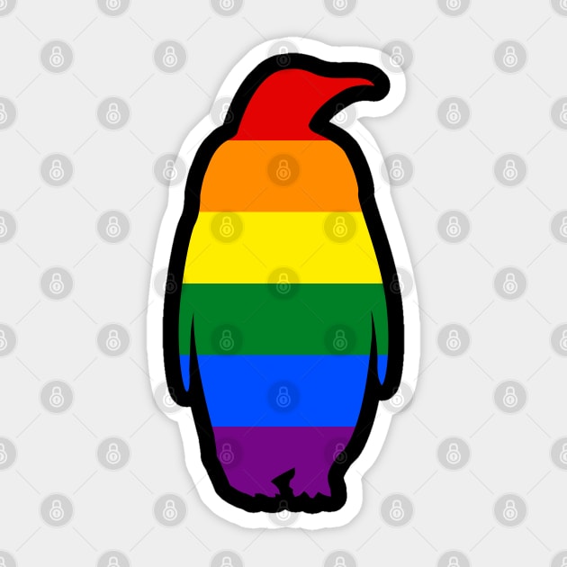 GAY PENGUIN Sticker by FOGSJ